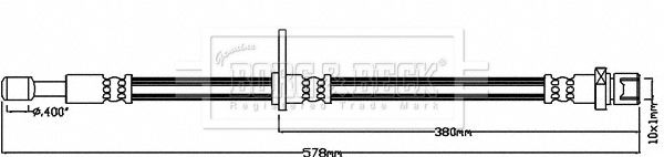 BORG & BECK Jarruletku BBH8202